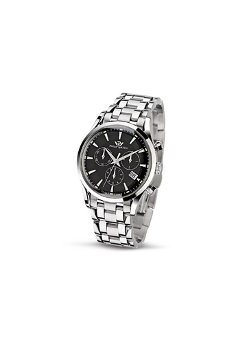 Philip Watch R8273908165 – Cronografo al quarzo Swiss Made, nero Sunray 39mm
