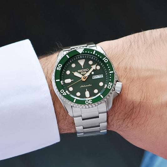 Seiko 5 Sports SRPD63K1 – Automatico, Swiss Made Style, Verde, Cassa 42,5 mm