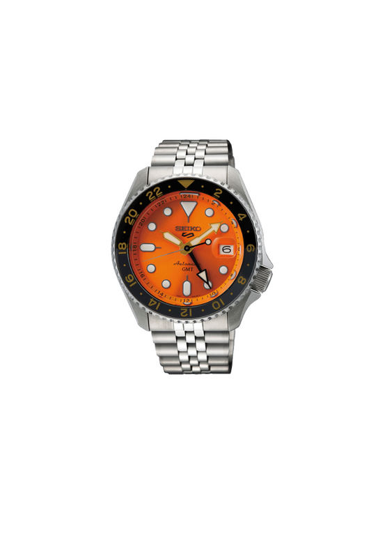 Seiko 5 Sports GMT Automatico – Arancione, 42,5mm – Codice SSK005K1