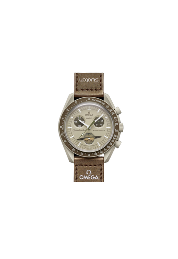 Swatch x Omega MoonSwatch Mission to Saturn SO33T100 – Cronografo quarzo Bioceramic 42mm beige/taupe