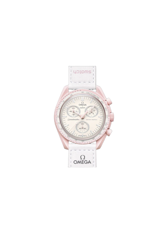 Swatch x Omega MoonSwatch Mission to Venus – Movimento Quarzo, Rosa Pastello, 42mm – Cod. SO33P100