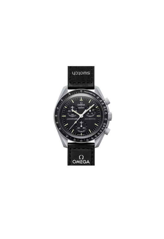 Swatch x Omega MoonSwatch Mission to the Moon SO33M100 – Cronografo quarzo Bioceramic 42mm nero/grigio