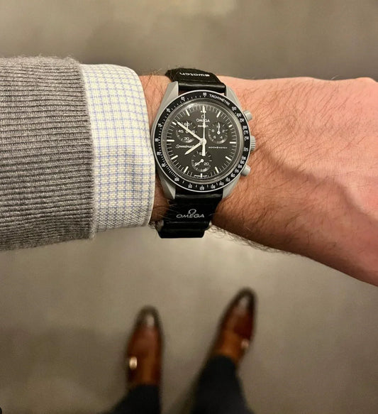 Swatch x Omega MoonSwatch Mission to the Moon SO33M100 – Cronografo quarzo Bioceramic 42mm nero/grigio