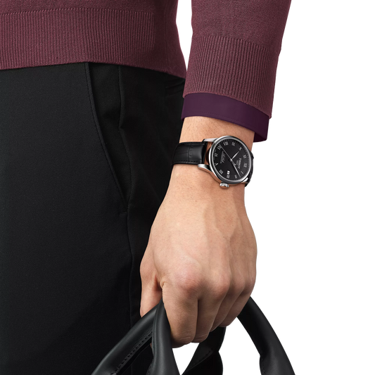 Tissot Le Locle Automatic Swiss Made Nero 39.3mm Cinturino Pelle – T006.407.16.053.00