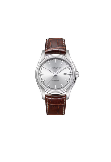 Hamilton Jazzmaster Automatic Argento 44mm - swiss made cinturino in pelle