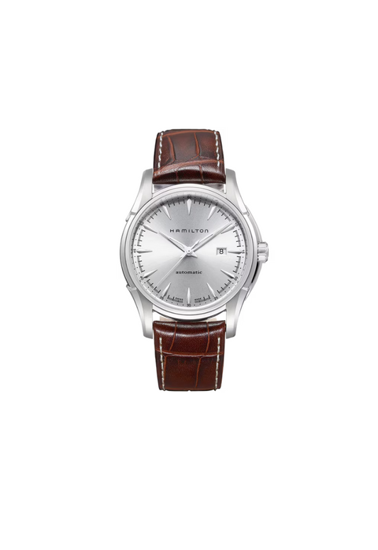 Hamilton Jazzmaster Automatic Argento 44mm - swiss made cinturino in pelle