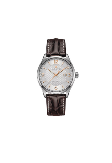 Hamilton Jazzmaster Automatic Argento 44mm – cinturino in pelle