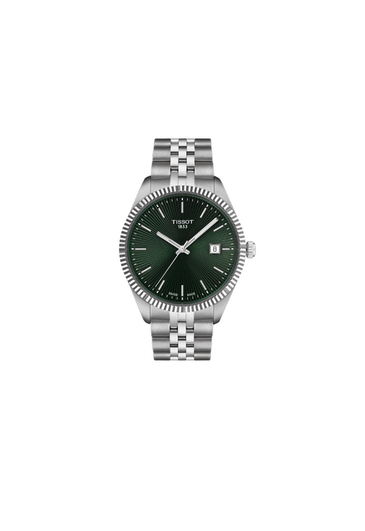 Tissot Ballade 40mm Quarzo Uomo – Quadrante Verde, Bracciale Acciaio, Swiss Made – Codice T156.410.11.091.00
