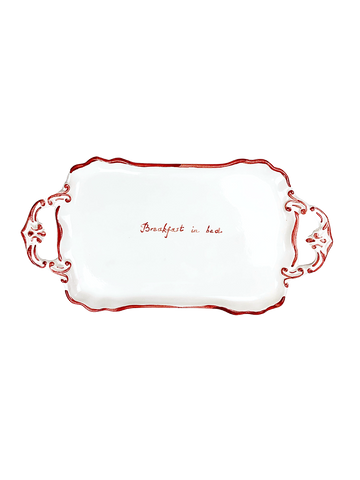 “Breakfast in bed” tray