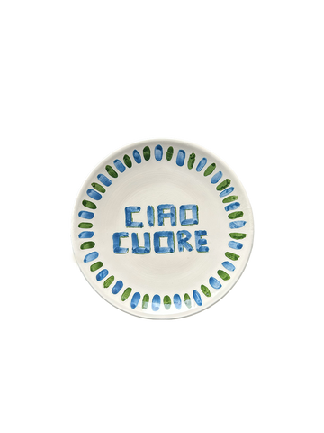 "Ciao Cuore" Plate