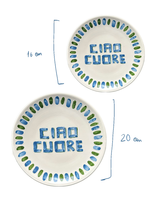 "Ciao Cuore" Plate