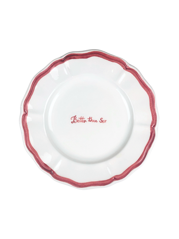 Piatto Fil Rouge "Meglio del sesso"