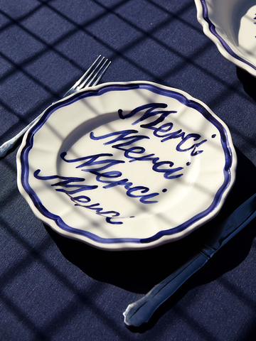 “Merci” Plate