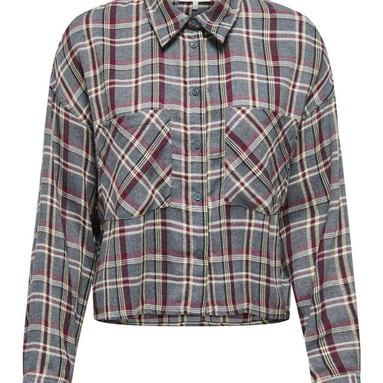 Camicia Donna Only Riley Grigia 15351443 Gargoyle W. TAWNY ONLY 