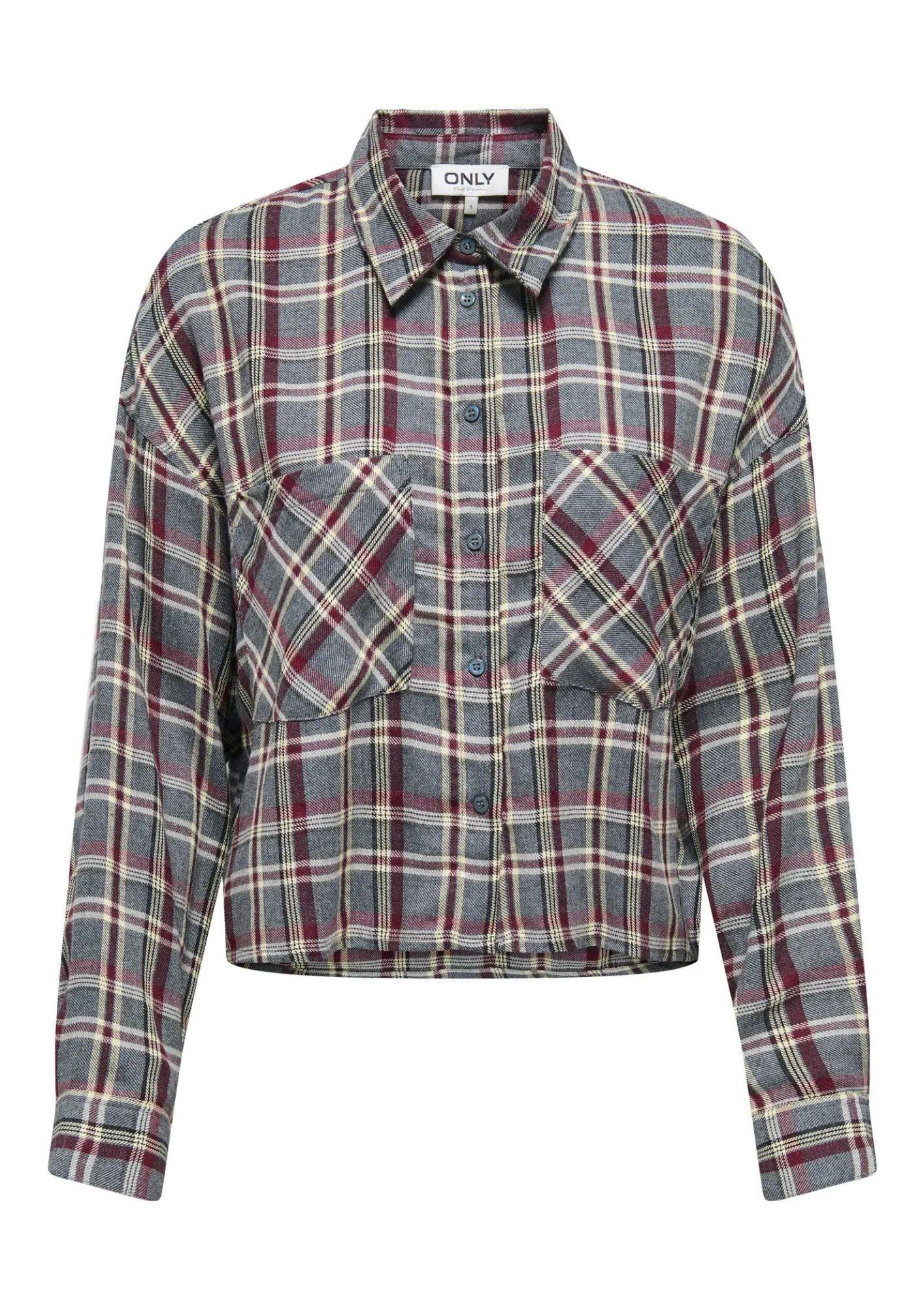 Camicia Donna Only Riley Grigia 15351443 Gargoyle W. TAWNY ONLY 