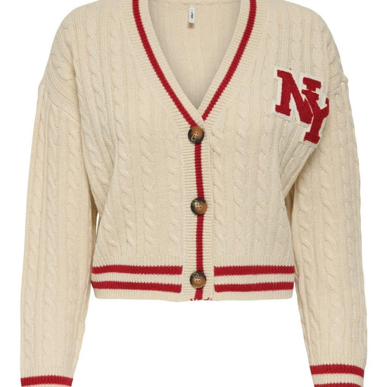 Cardigan Donna Only Thale Bianco - Santangelo