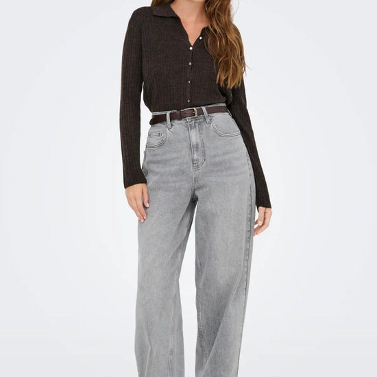 Cardigan Donna Only Thea Marrone - Santangelo