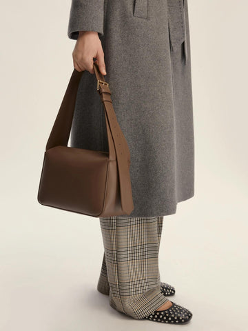 Emme Marella Borsa a spalla Alato Donna Marrone