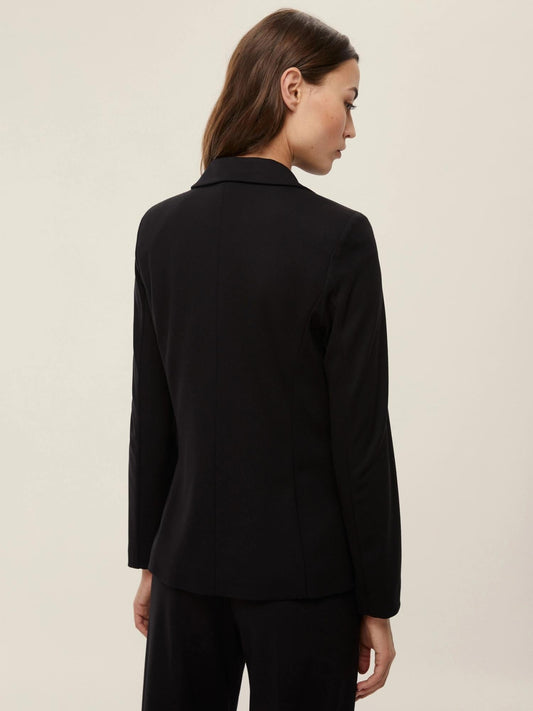 Giacca in jersey punto Milano Gamma Donna Nero