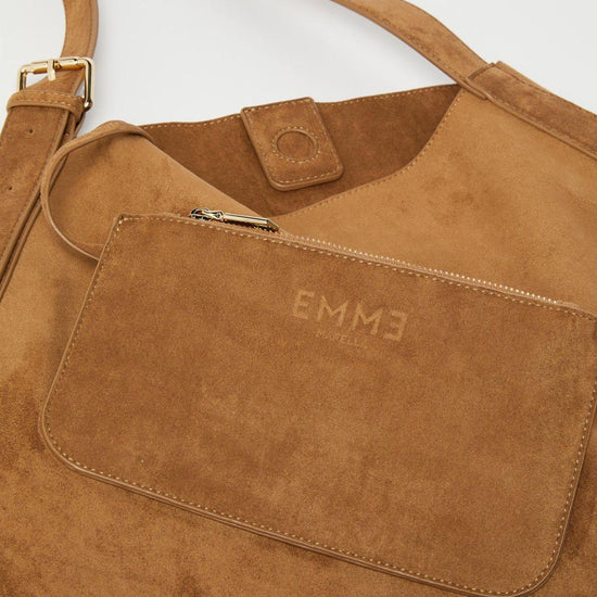 Emme Marella Maxi hobo bag Adelio Donna Cammello - Santangelo
