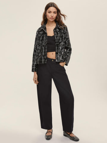 Emme Marella Mini bustier in jersey stretch Vagone Donna Nero