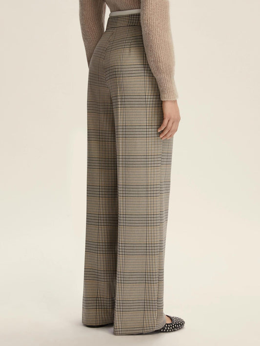 Florence Women's Green Double Belted Trousers