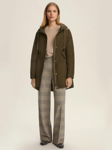 Florence Women's Green Double Belted Trousers
