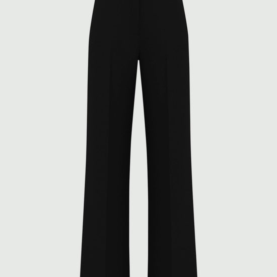 Emme Marella Pantalone in jersey punto Milano Palace Donna Nero - Santangelo