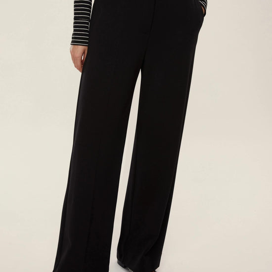 Emme Marella Pantalone in jersey punto Milano Palace Donna Nero - Santangelo