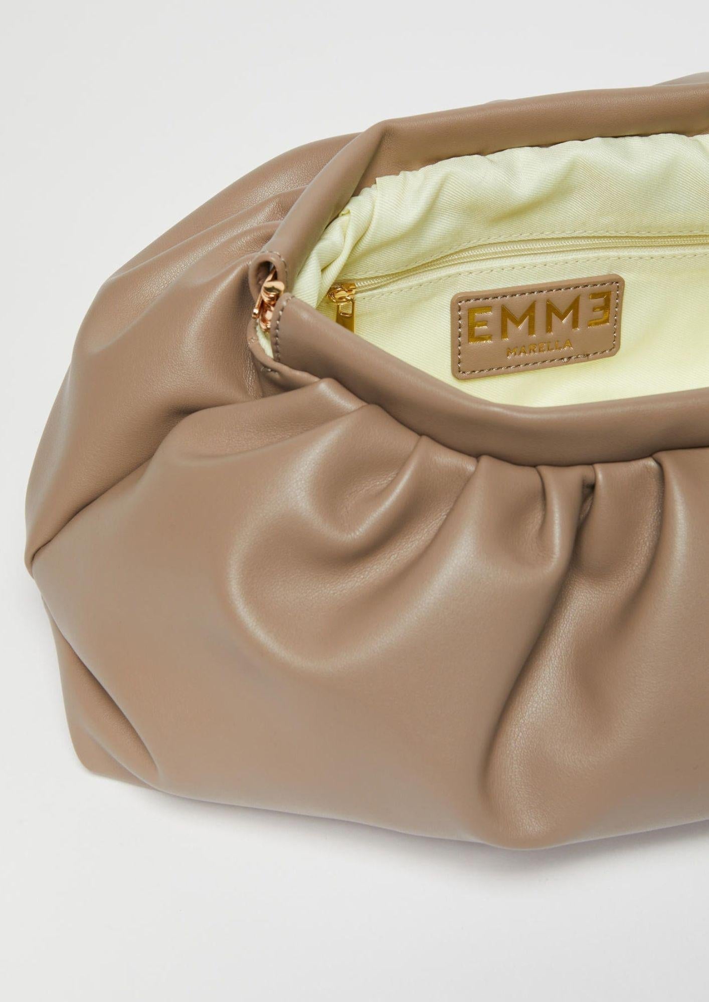 Emme Marella Pouch morbida Gloria Donna Beige - Santangelo