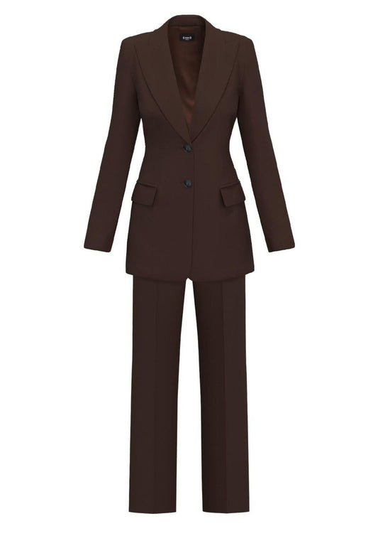 Emme Marella Tailleur Donna Zolla Marrone Testa di Moro