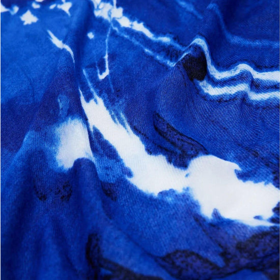 Foulard Atkins Rectangle Blu - Santangelo
