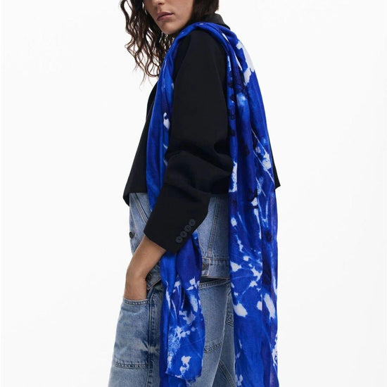 Foulard Atkins Rectangle Blu - Santangelo