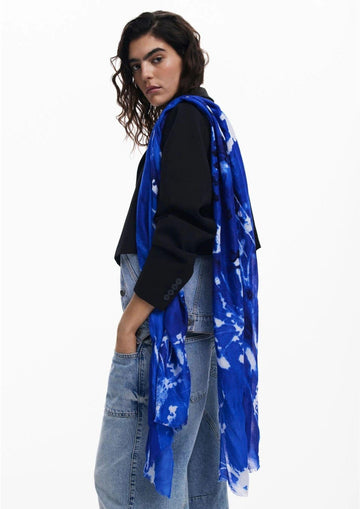 Foulard Atkins Rectangle Blu - Santangelo