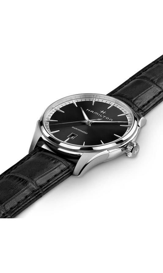 Hamilton Jazzmaster Automatic Nero 40mm – cinturino in pelle nero
