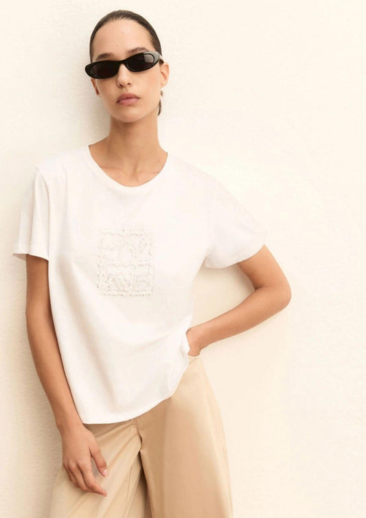 Emme Marella Women's T-Shirt Emmtema White White Logo