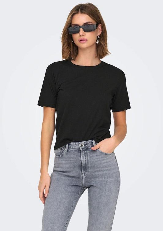 Jacqueline De Yong - Women's Rex Black Jumper