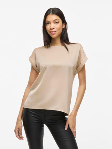 Vila Top Donna Cement Viellette
