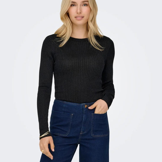 Jacqueline De Yong JDYPLUM Pullover Donna Nero 15330569 Black JACQUELINE DE YONG 