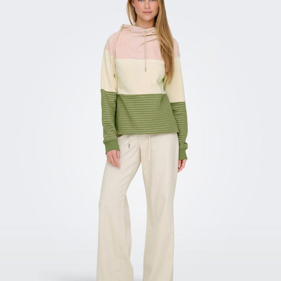 Pantaloni Wide Leg Donna Ecru 15328125 Ecru ONLY 