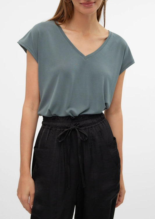 Vero Moda Women's Top Filli Green