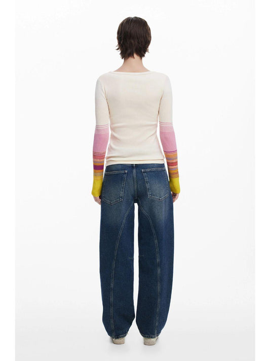 Desigual T-Shirt Donna Churchhill Hill Bianco