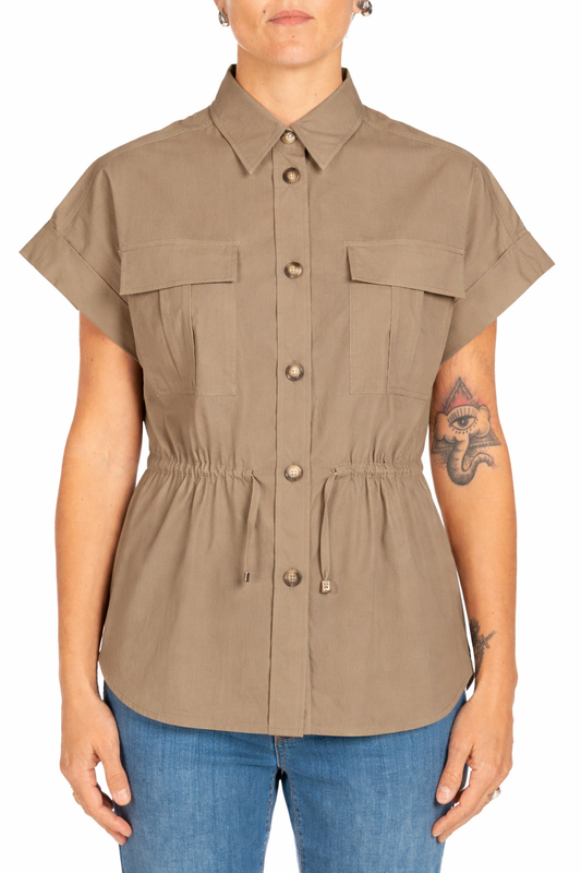 Diana Gallesi - Camicia Donna Verde Militare