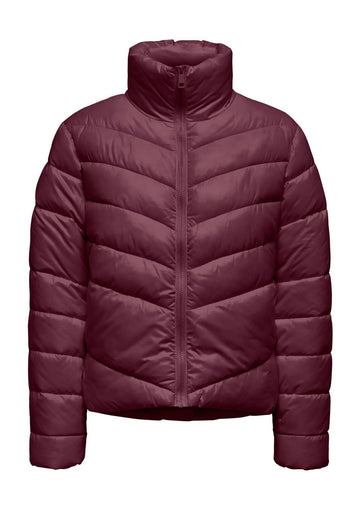 Jacqueline De Yong Giacca Invernale Donna Fiona Bordeaux