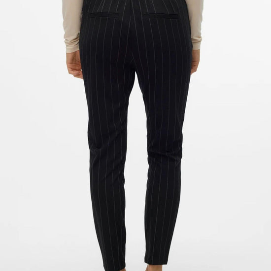 Vero Moda Pantalone Donna Eva Nero Gessato 10197909 Black SNOW WHITE PINSTRIPE VERO MODA 