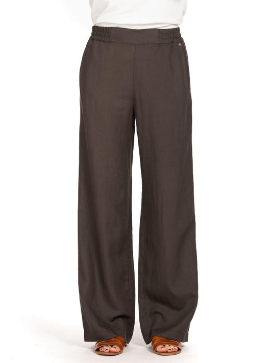 Diana Gallesi - Women's Moka Brown Trousers