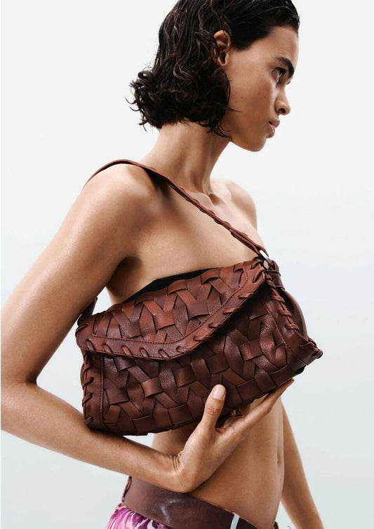 Desigual - Borsa Donna Bag Argon Camel Zarauz Marrone