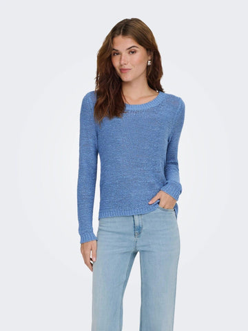Only Maglia Donna Blu Riviera Onlgeena