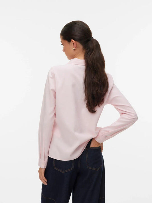 Vero Moda - Women's Oxford Shirt Pink Lauren