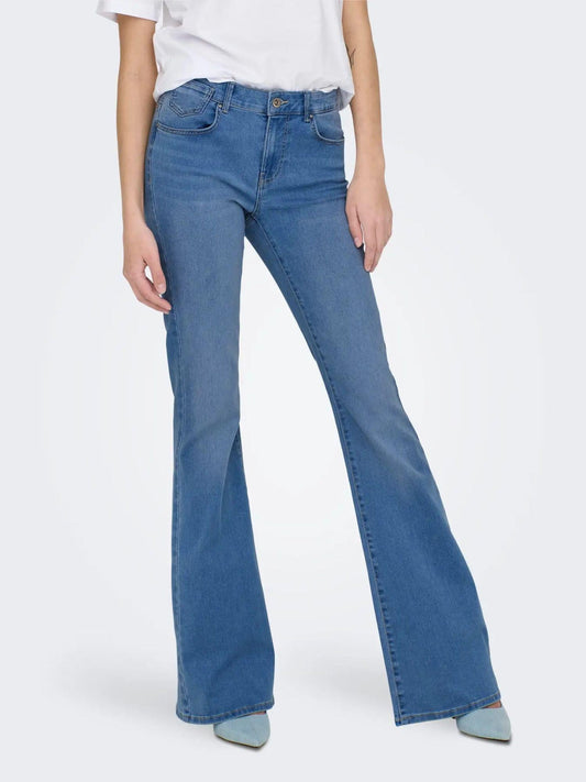 Only - Women's Jeans Medium Blue Reese